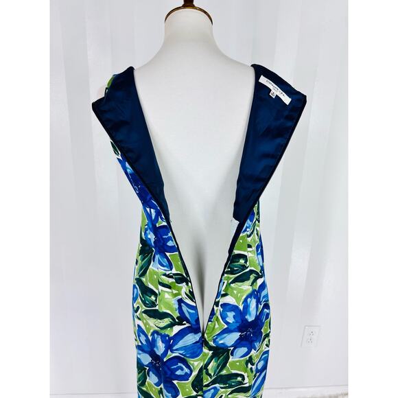 EVAN PICONE Women’s Floral Print Sleeveless Sheath Dress Sz 4 - Picture 7 of 10